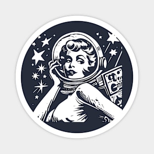 Astro Girl Magnet